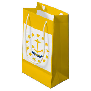 Rhode Island State Flag Design Small Gift Bag