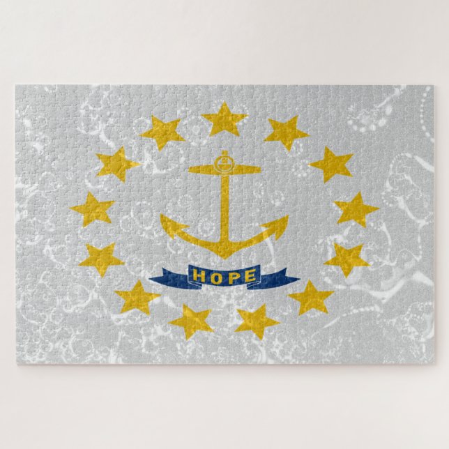 Rhode Island State Flag Jigsaw Puzzle (Horizontal)