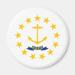 Rhode Island State Flag Magnet