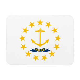 Rhode Island State Flag Magnet