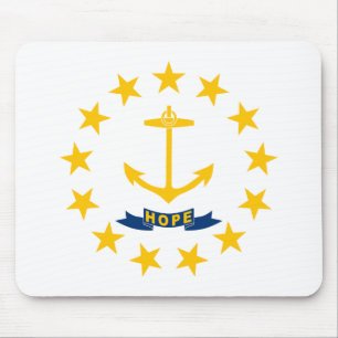 Rhode Island State Flag Mouse Mat