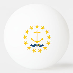 Rhode Island State Flag Ping Pong Ball