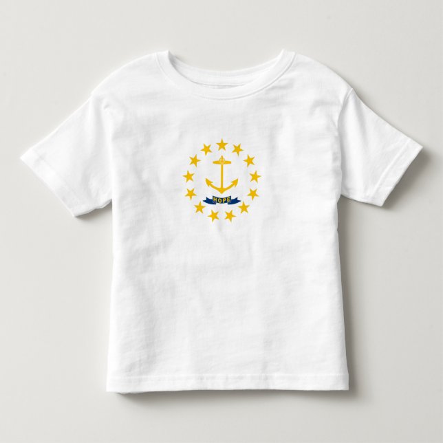 Rhode Island State Flag Toddler T-Shirt (Front)