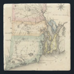 Rhode Island Stone Coaster<br><div class="desc">Rhode Island. By Lucas Jr.,  Fielding (182). Published by ''Baltimore: Fielding Lucas''.</div>