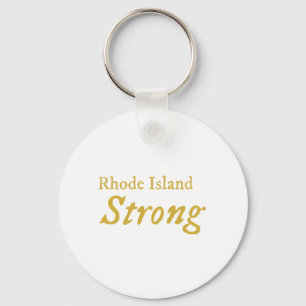 Rhode Island Strong Key Ring