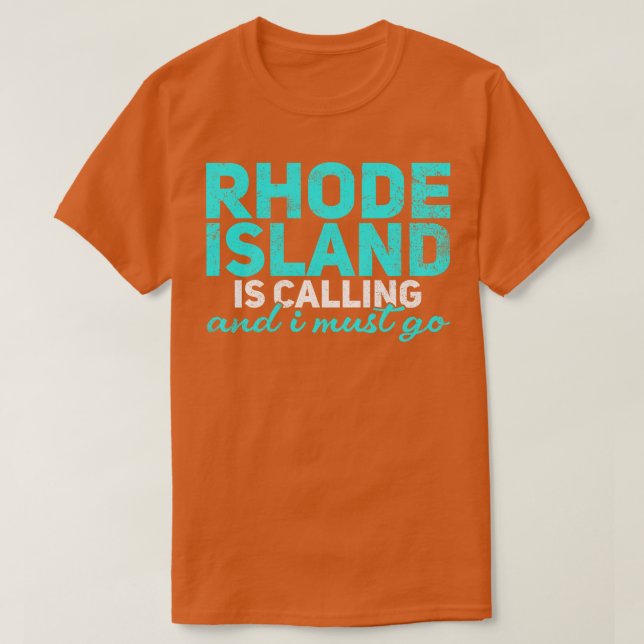 Rhode Island Travelling 1 T-Shirt (Design Front)