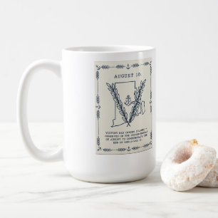 Rhode Island Victory Day WWII Commemorative Coff Coffee Mug
