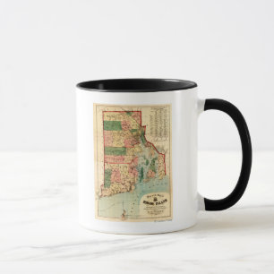 Rhode IslandPanoramic MapRhode Island Mug