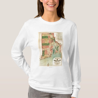 Rhode IslandPanoramic MapRhode Island T-Shirt