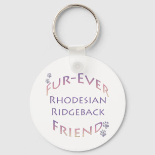 Rhodeisan Ridgeback Fur-ever Friend Key Ring