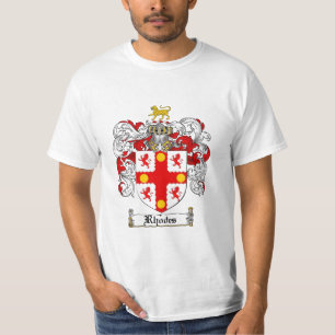 Rhodes Family Crest - Rhodes Coat of Arms T-Shirt