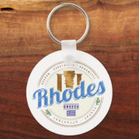 Rhodes Greece Vintage Island Aegean Souvenir