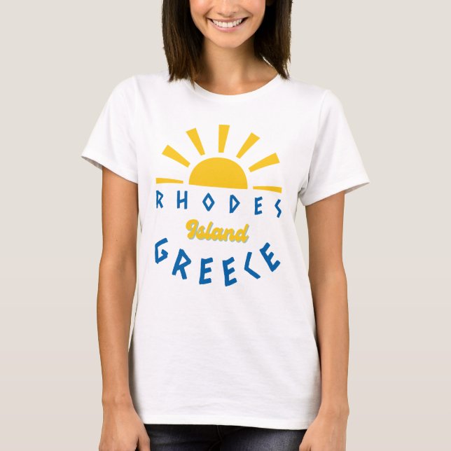 Rhodes Island, Greece - Sunshine Women's T-Shirt (Front)
