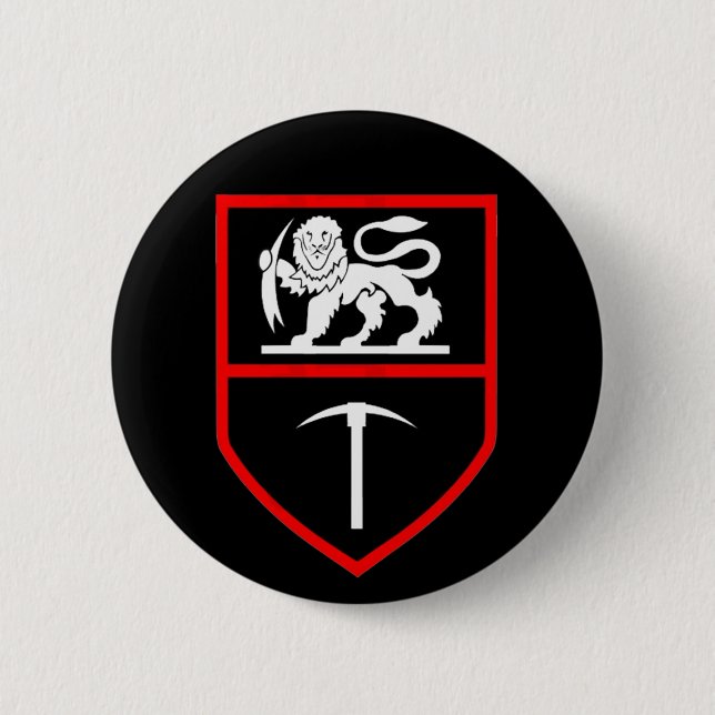 Rhodesian Army Insignia button (Front)