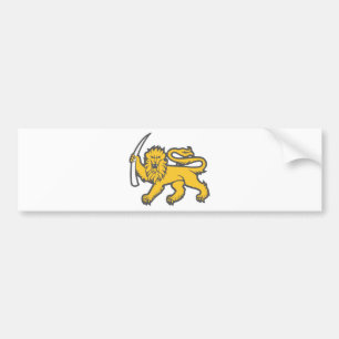 Rhodesian Lion Bumper Sticker