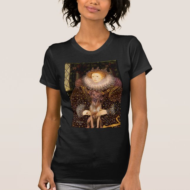 Rhodesian Ridgeback 1 - Queen T-Shirt (Front)