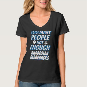 Rhodesian Ridgeback Breed Dog Antisocial T-Shirt