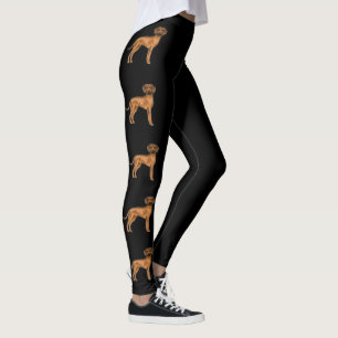 Rhodesian Ridgeback Brown African Lionhound Dog Leggings