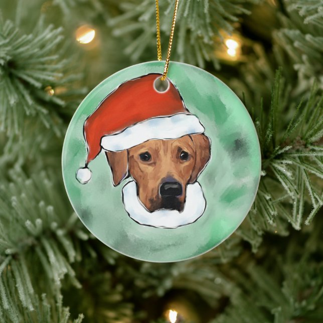 Rhodesian Ridgeback  Ceramic Tree Decoration (Tree)