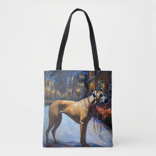 Rhodesian Ridgeback Christmas Festive Season Tote Bag