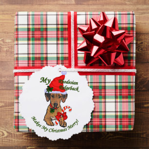 Rhodesian Ridgeback Christmas Gifts Ornament