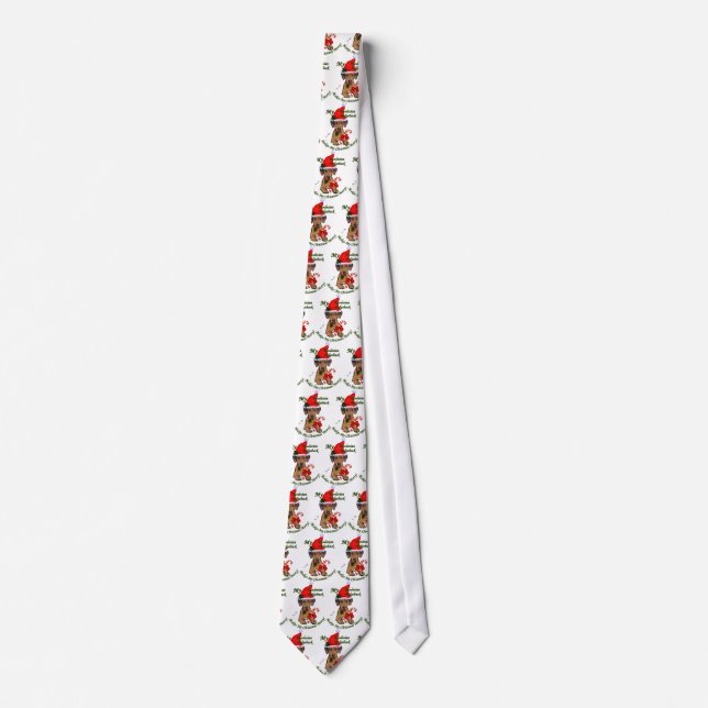 Rhodesian Ridgeback Christmas Gifts Tie (Front)