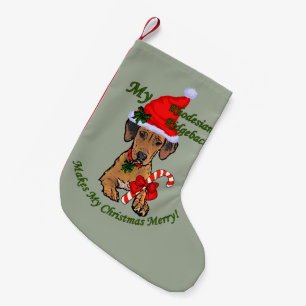 Rhodesian Ridgeback Christmas Small Christmas Stocking