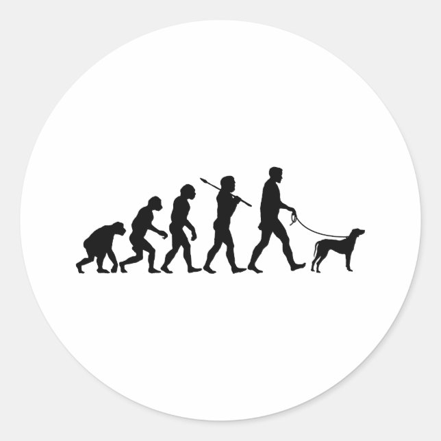 Rhodesian Ridgeback Classic Round Sticker (Front)