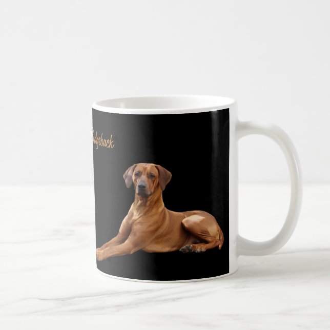 Rhodesian Ridgeback coffee sulk Coffee Mug (Right)