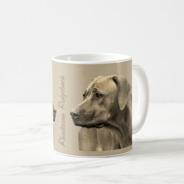 Rhodesian Ridgeback coffee sulk Mug (Front Right)