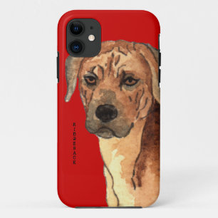 Rhodesian Ridgeback Colour Block iPhone 11 Case