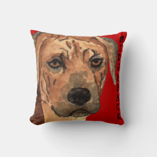 Rhodesian Ridgeback Colour Block Cushion
