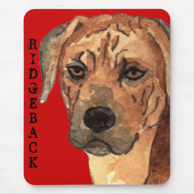 Rhodesian Ridgeback Colour Block Mouse Mat (Front)