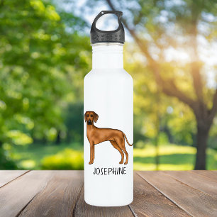 Rhodesian Ridgeback Cute African Lion Dog And Name 710 Ml Water Bottle
