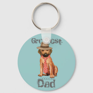 Rhodesian Ridgeback Dad Key Ring