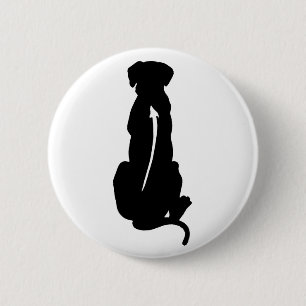 Rhodesian Ridgeback Dog Breed Spine 6 Cm Round Badge