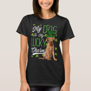 Rhodesian Ridgeback Dog My Dog Is My Lucky Charm T-Shirt