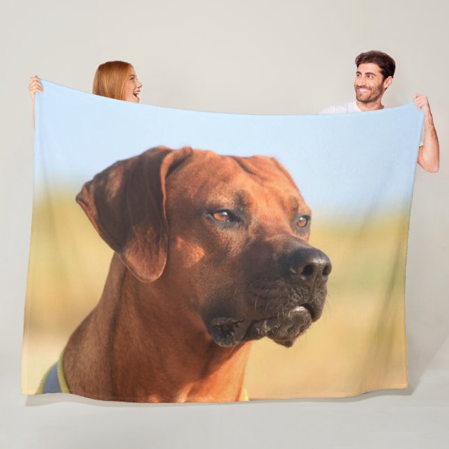 RHODESIAN RIDGEBACK FLEECE BLANKET (In Situ)