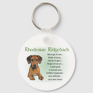 Rhodesian Ridgeback Gifts Key Ring
