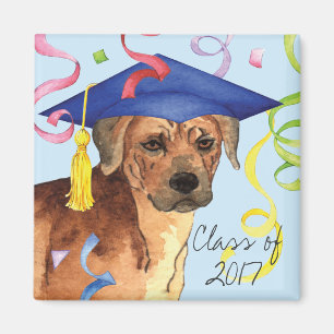 Rhodesian Ridgeback Graduate Magnet