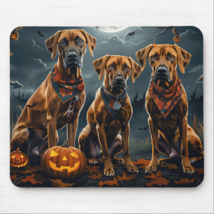 Rhodesian Ridgeback Halloween Spooky Mouse Mat