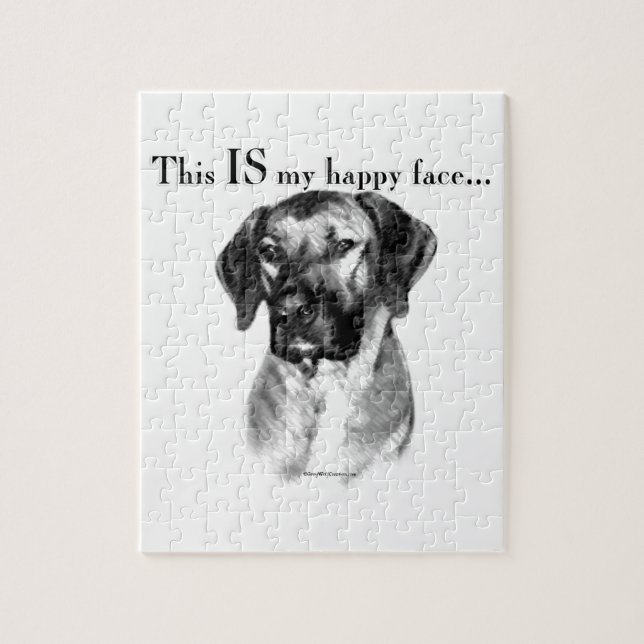 Rhodesian Ridgeback Happy Face Jigsaw Puzzle (Vertical)