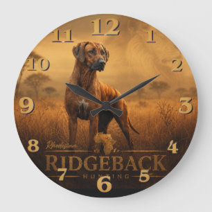 Rhodesian Ridgeback Large Clock