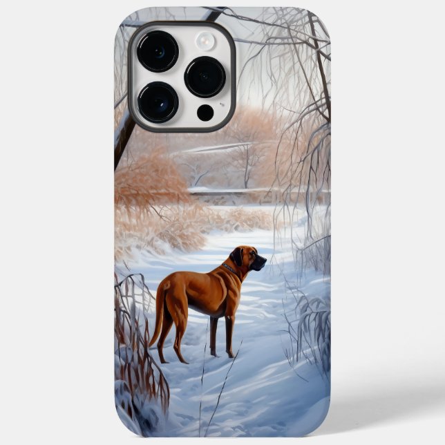 Rhodesian Ridgeback Let It Snow Christmas  Case-Mate iPhone Case (Back)