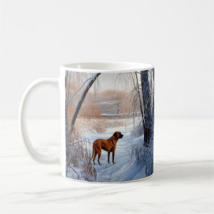 Rhodesian Ridgeback Let It Snow Christmas  Coffee Mug
