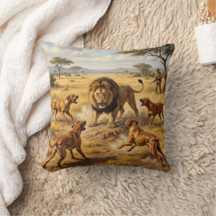 Rhodesian Ridgeback Lion Hound Art Cushion