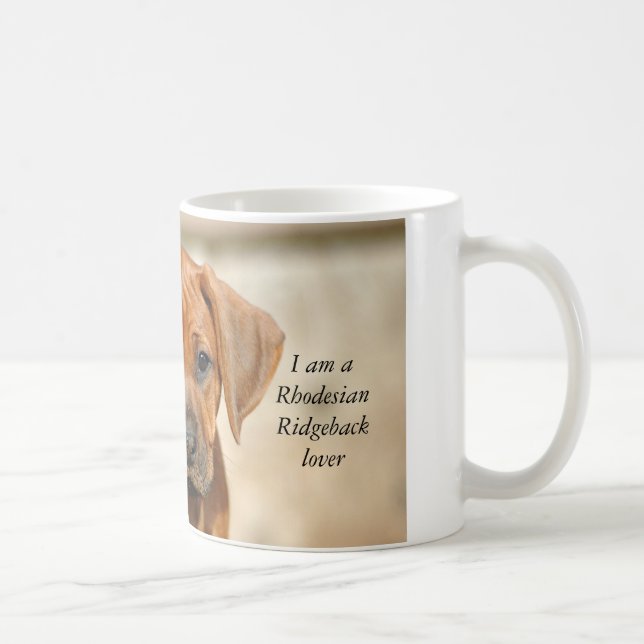 Rhodesian Ridgeback lover mug (Right)