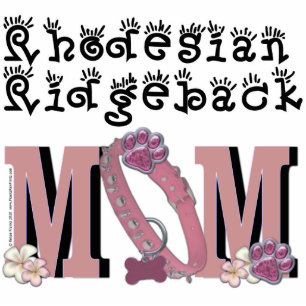 Rhodesian Ridgeback MOM Standing Photo Sculpture