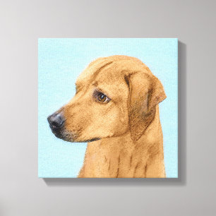 Rhodesian Ridgeback Painting - Original Dog Art Canvas Print