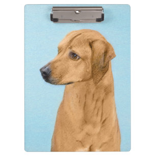 Rhodesian Ridgeback Painting - Original Dog Art Clipboard